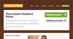 Desktop Screenshot of chodovaplana.info