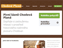 Tablet Screenshot of chodovaplana.info