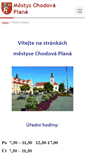 Mobile Screenshot of chodovaplana.cz